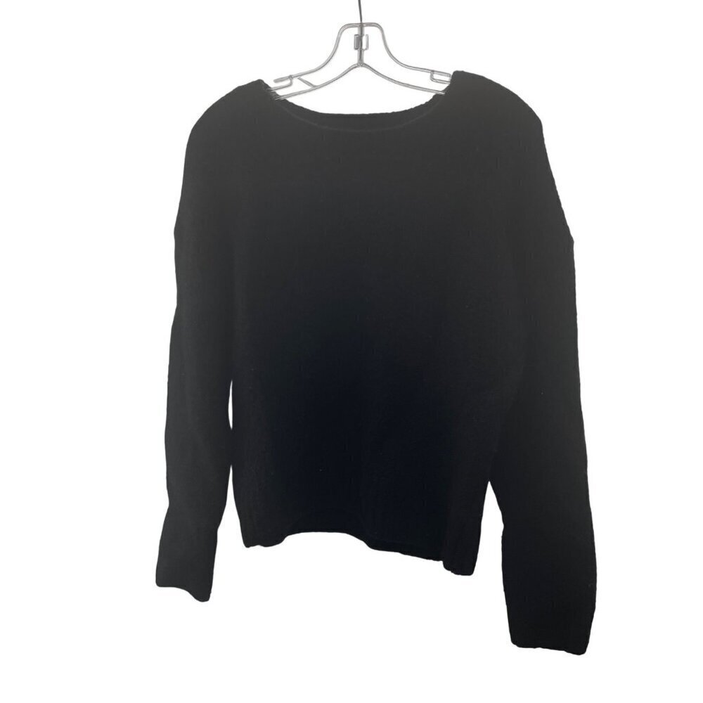 Everlane Women's Knit Wool Blend Pullover Sweater Long Sleeve Black Size Large
